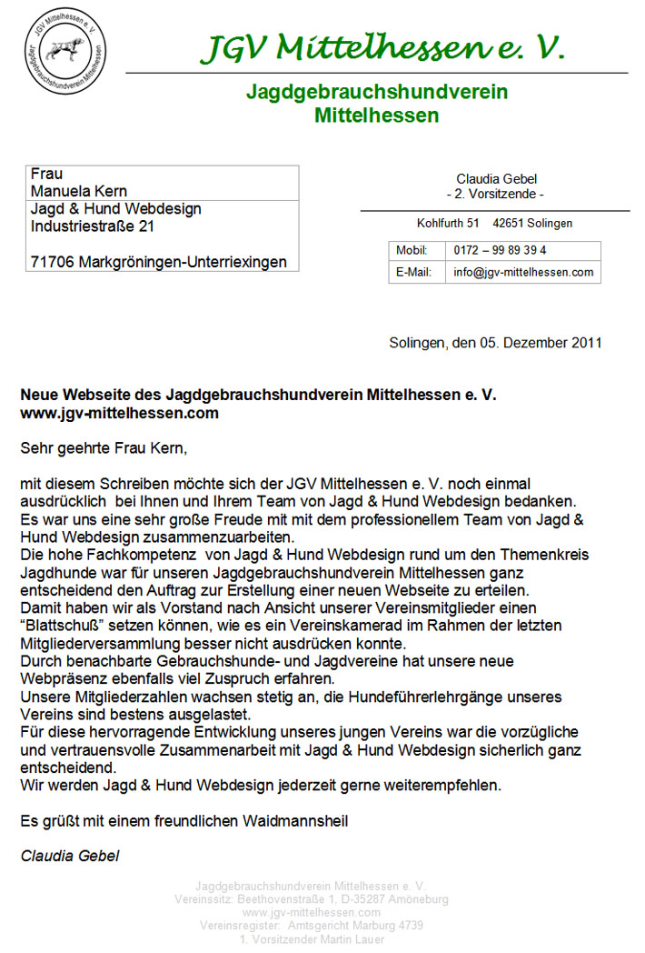 JGV Mittelhessen e. V.